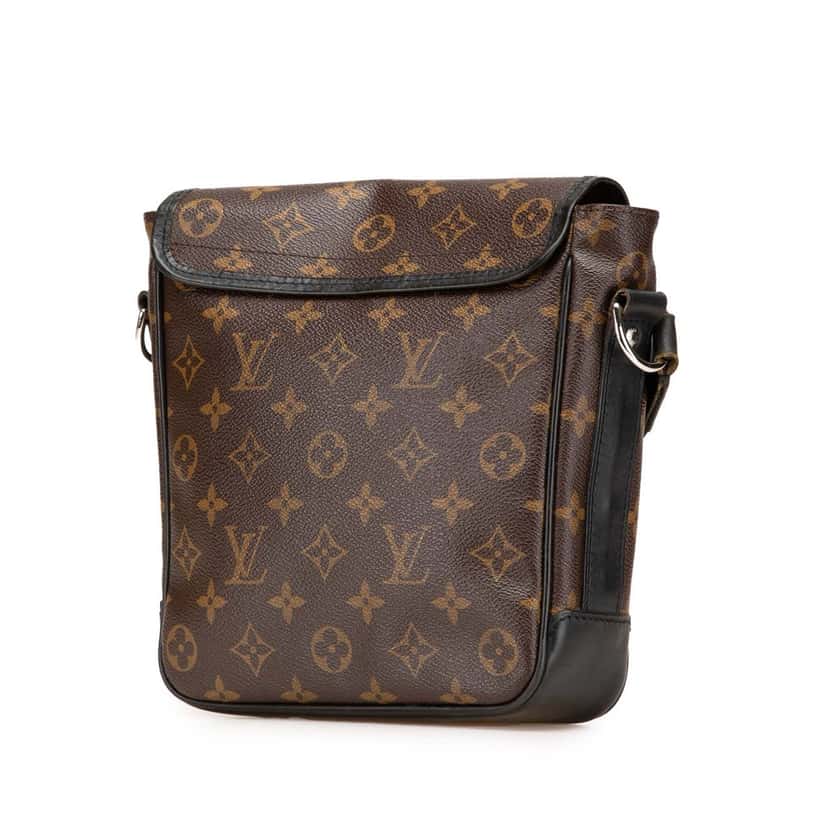 Louis Vuitton Monogram Macassar Bass PM Brown Canvas Very good condition - Back View