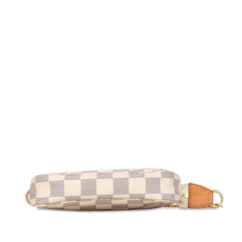 Louis Vuitton Damier Azur Mini Pochette Accessoires White Canvas Good condition - Model View