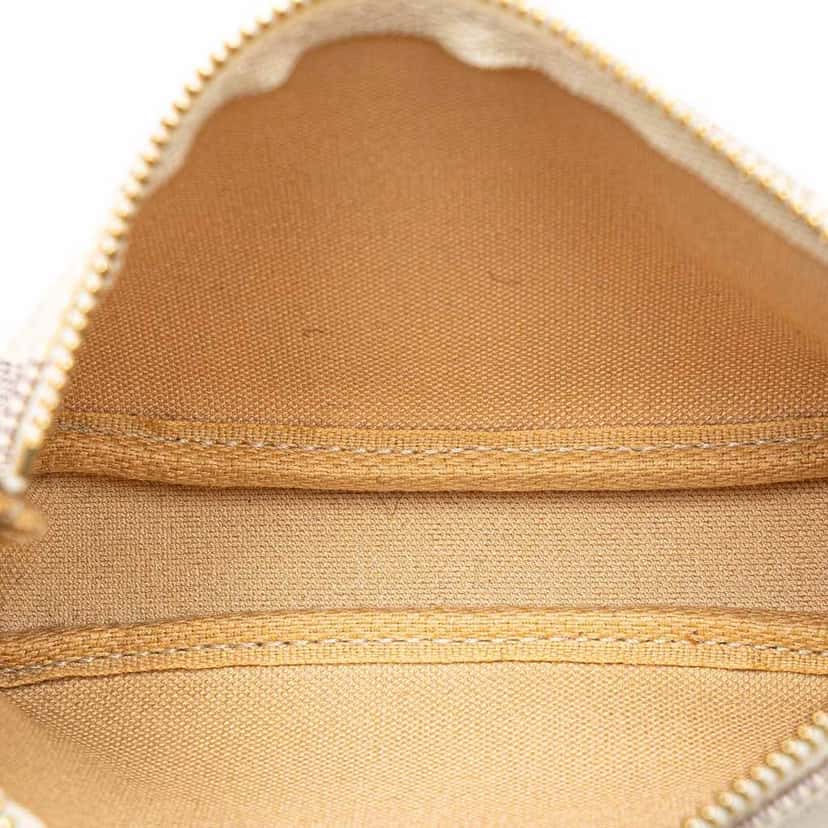 Louis Vuitton Damier Azur Mini Pochette Accessoires White Canvas Good condition - Box View