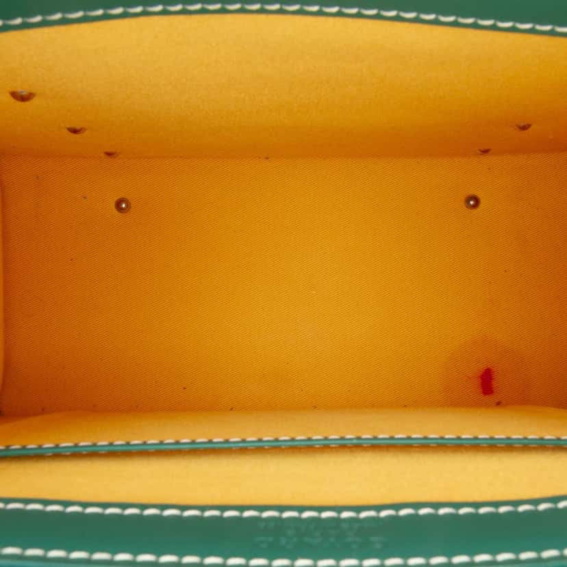 Goyard Goyardine Saigon Structured PM Green Canvas Good condition - Model View