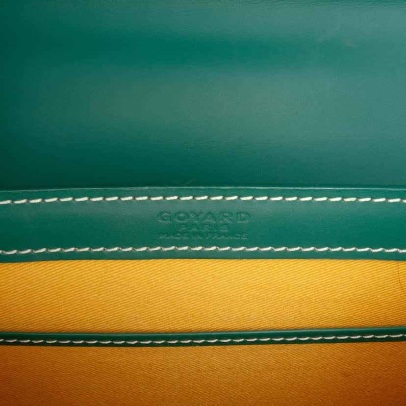Goyard Goyardine Saigon Structured PM Green Canvas Good condition - Box View