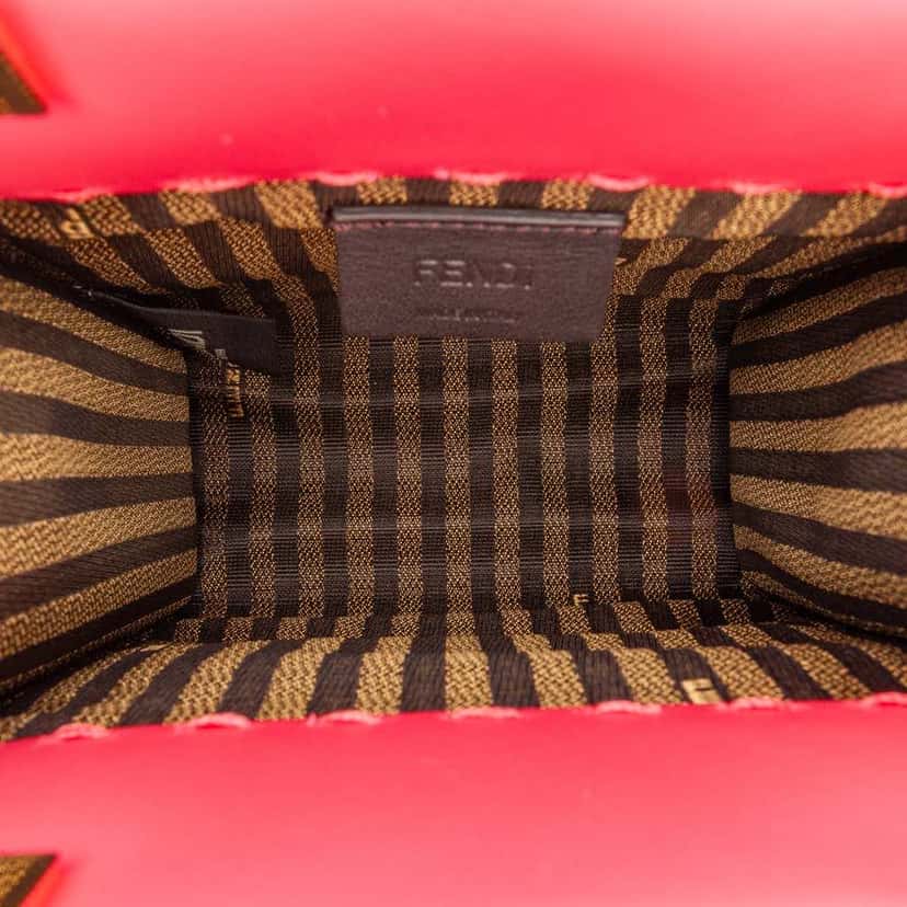 Fendi Mini Sunshine Shopper Tote Pink Leather Good condition - Model View