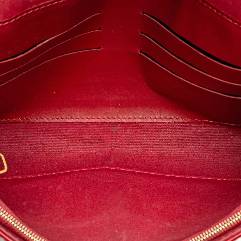 Louis Vuitton Monogram Vernis Ana Red Leather Good condition - Model View