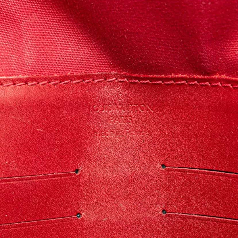 Louis Vuitton Monogram Vernis Ana Red Leather Good condition - Box View