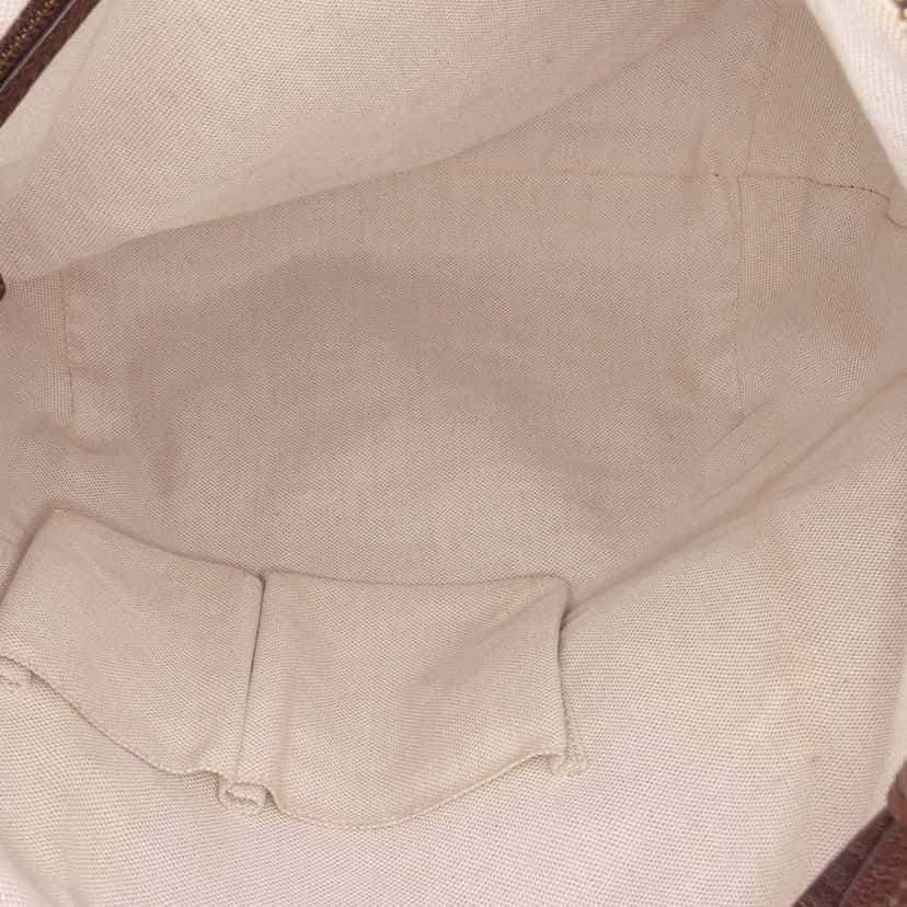 Gucci Medium GG Canvas Running Satchel Brown Canvas Good condition - Model View