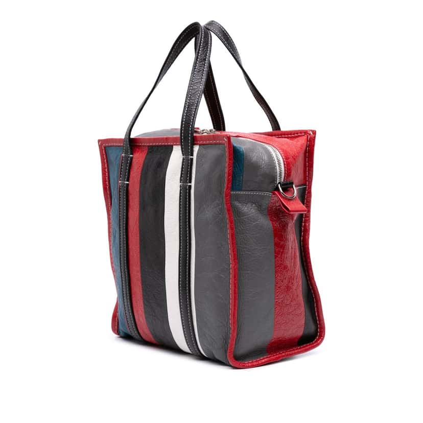 Balenciaga S Lambskin Bazar Shopper Tote Red Leather Good condition - Back View