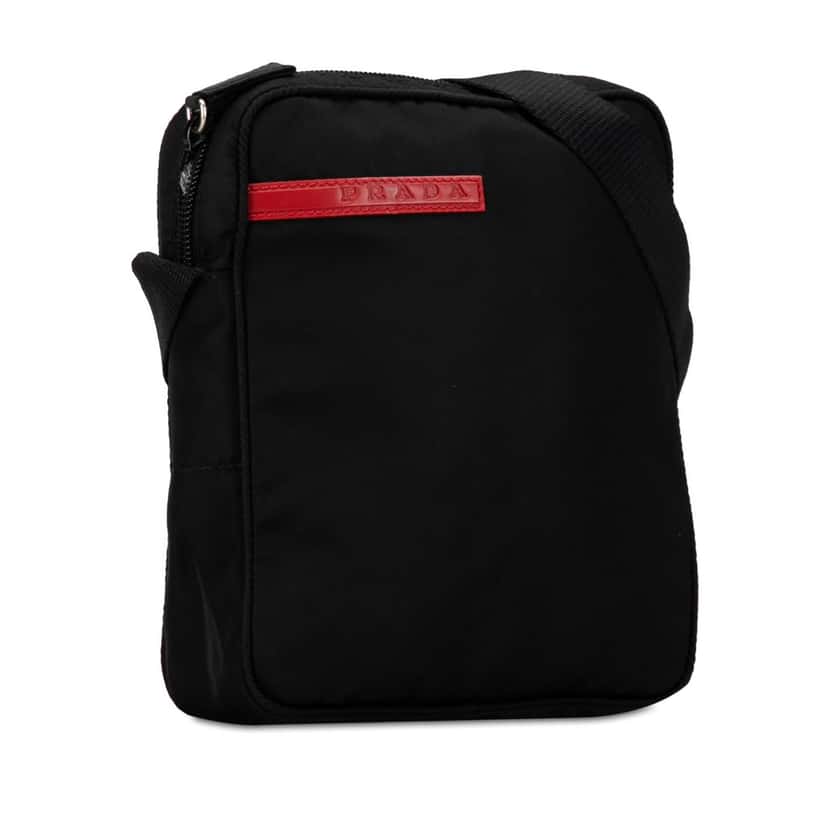 Prada Sports Line Tessuto Crossbody Black Good condition - Back View