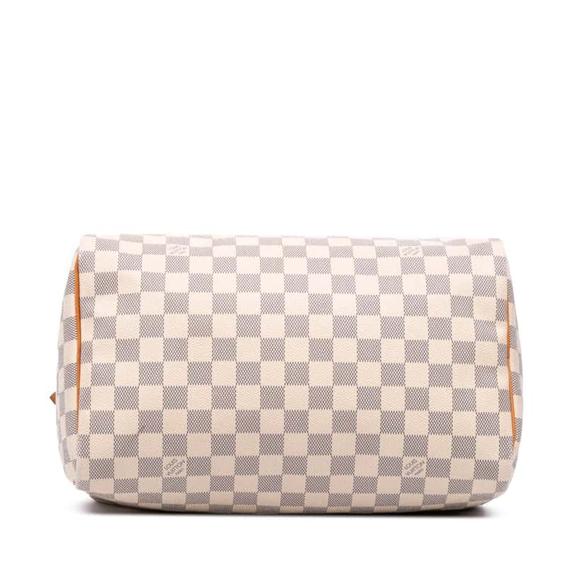 Louis Vuitton Damier Azur Speedy 30 White Canvas Good condition - Inside View