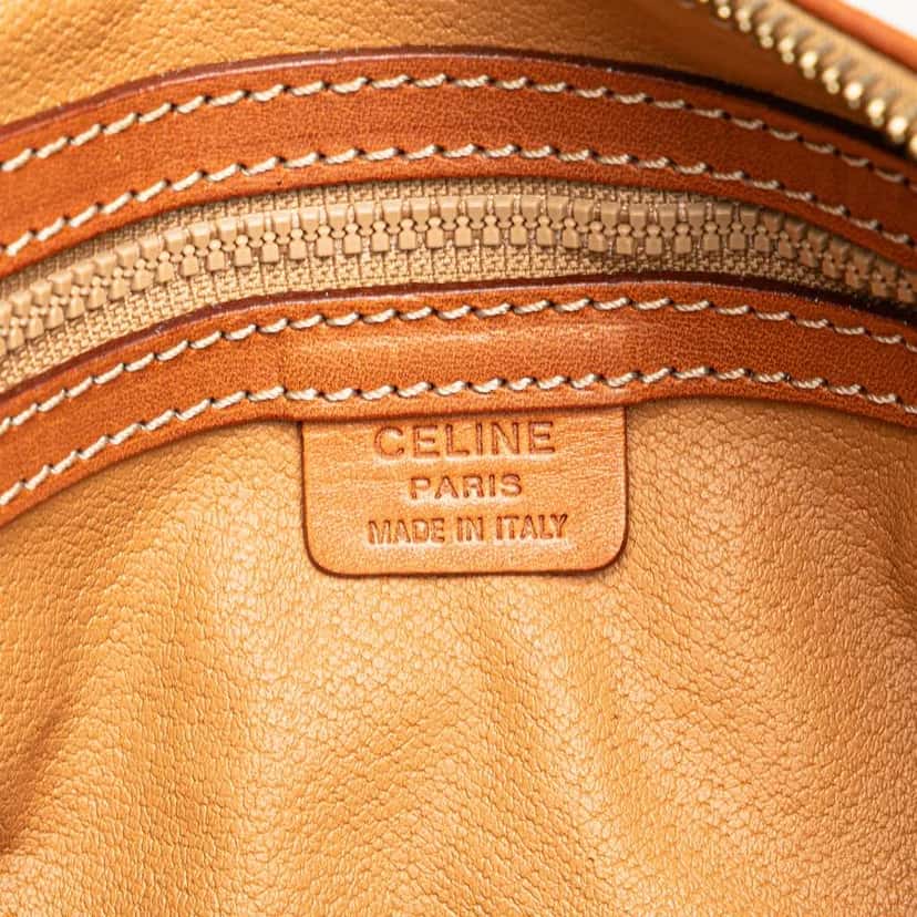 Celine Macadam Coated Canvas Shoulder Bag Brown Canvas Good condition - Box View