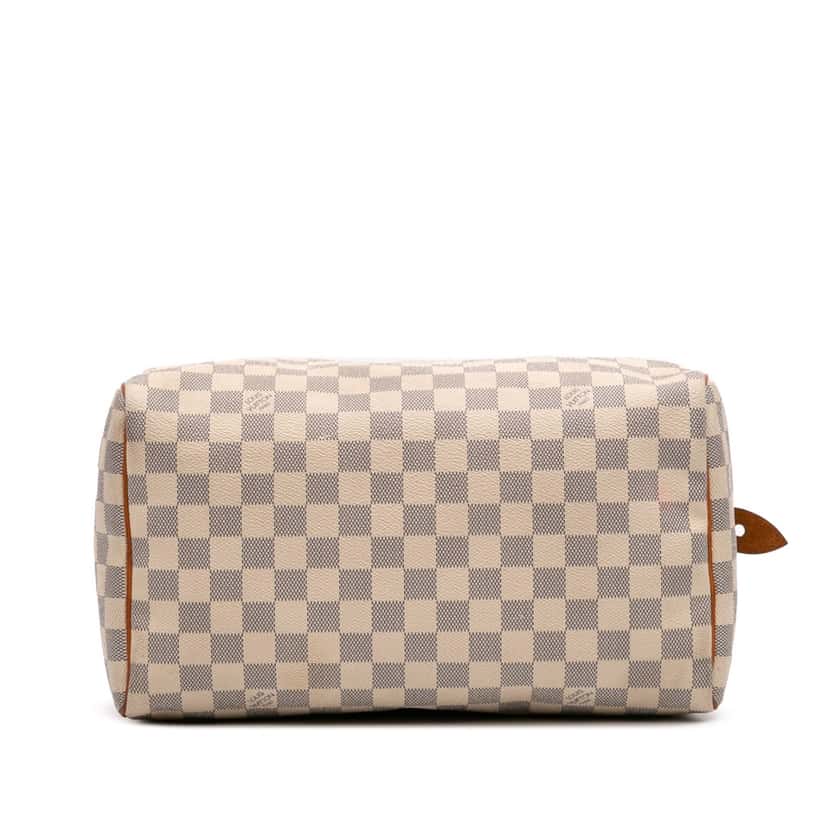 Louis Vuitton Damier Azur Speedy 30 White Canvas Good condition - Inside View