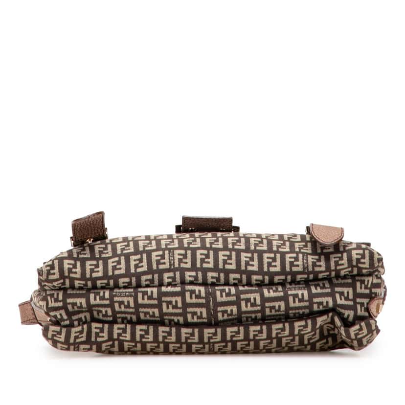 Fendi Zucchino Canvas Sweety Crossbody Brown Canvas Very good condition - Inside View