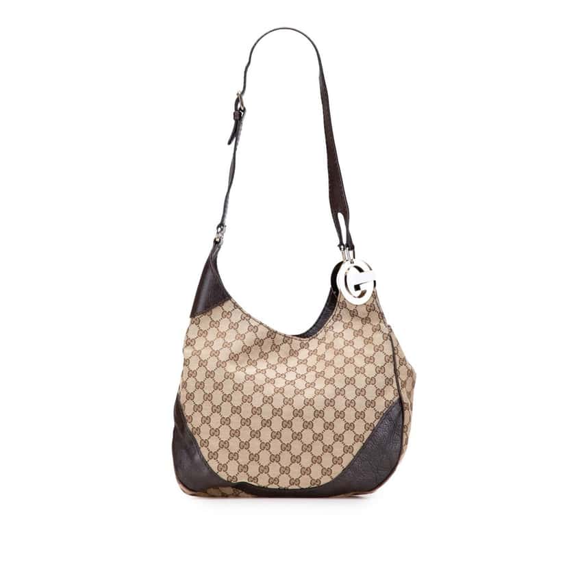 Gucci GG Canvas Charlotte Crossbody Brown Canvas Good condition - Front View