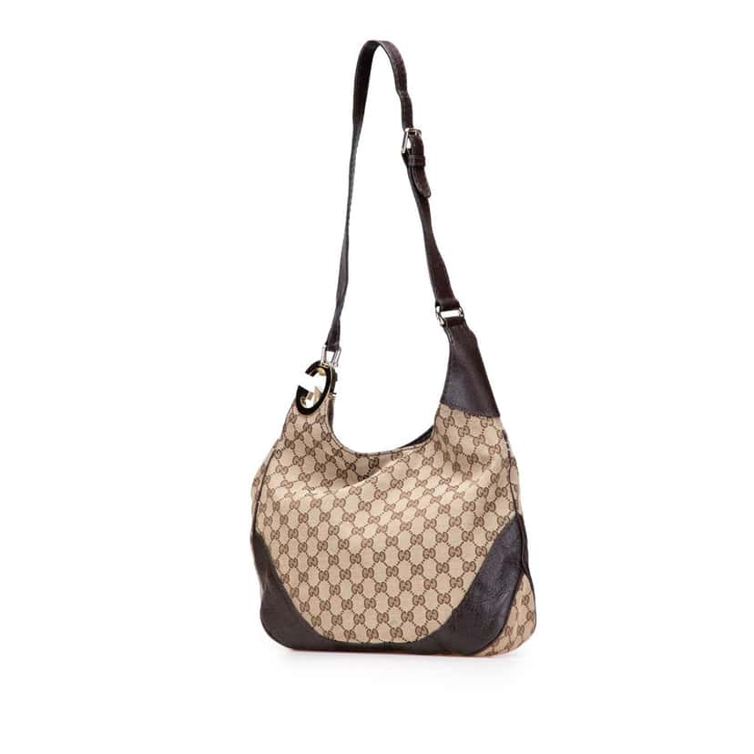 Gucci GG Canvas Charlotte Crossbody Brown Canvas Good condition - Back View