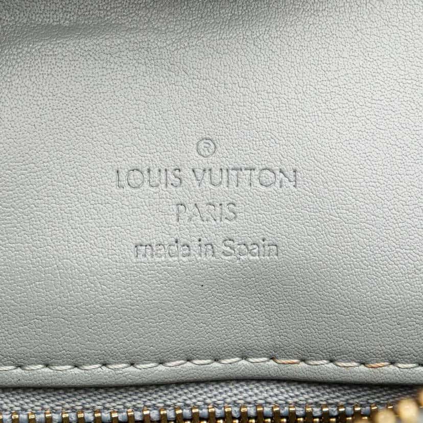 Louis Vuitton Monogram Vernis Houston Yellow Leather Good condition - Box View