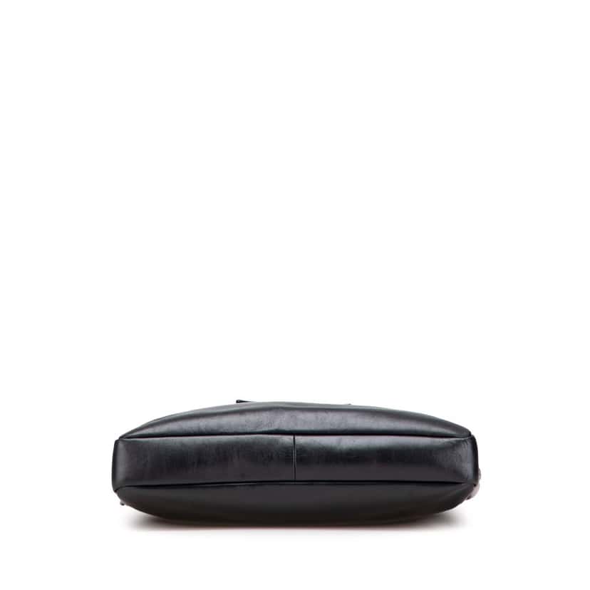 Gucci Leather Web Jackie Crossbody Black Leather Good condition - Inside View