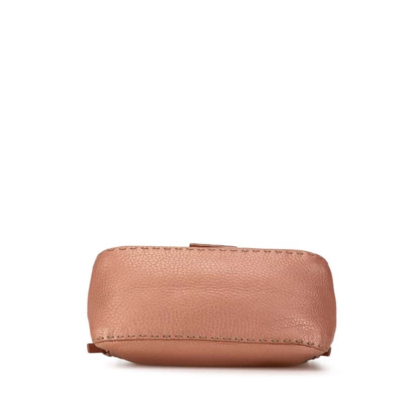 Fendi Leather Selleria Baguette Pink Leather Good condition - Inside View