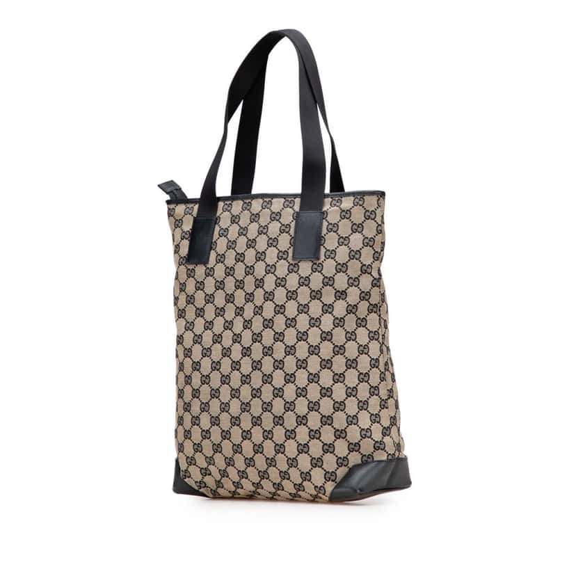 Gucci GG Canvas Tote Brown Canvas Good condition - Back View