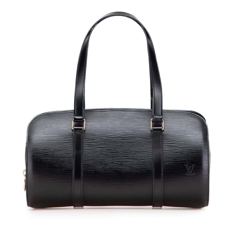 Louis Vuitton Epi Soufflot Black Leather Good condition - Front View