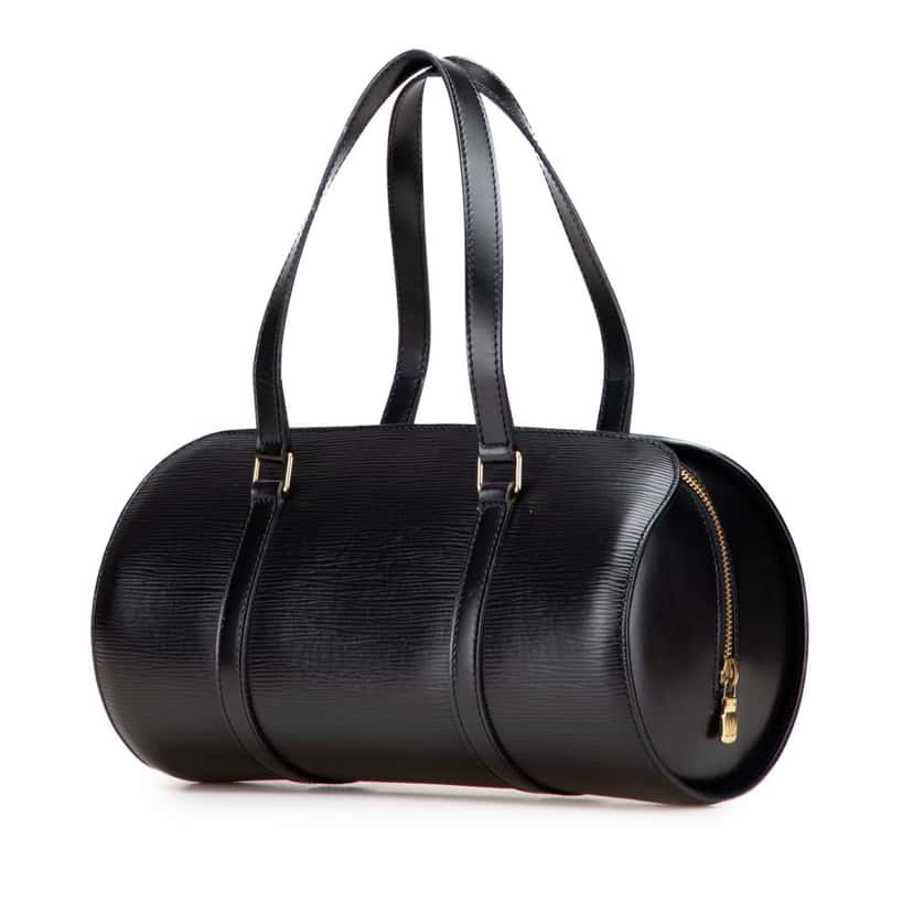 Louis Vuitton Epi Soufflot Black Leather Good condition - Back View