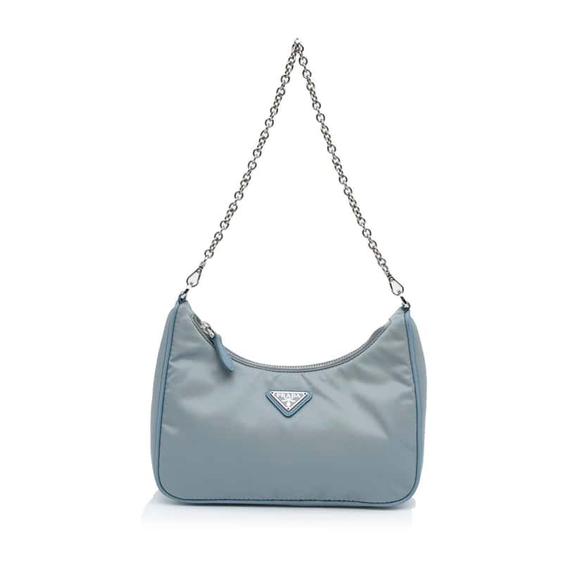 Prada Tessuto Re-Edition 2005 Blue Good condition - Front View