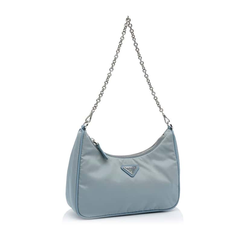 Prada Tessuto Re-Edition 2005 Blue Good condition - Back View