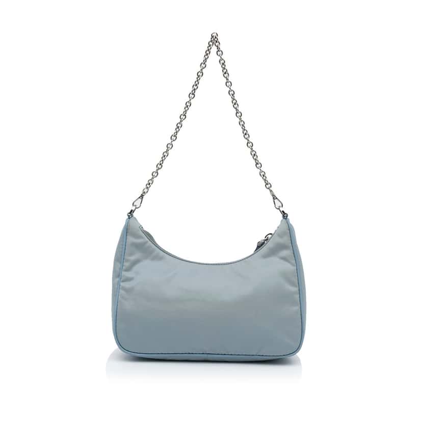 Prada Tessuto Re-Edition 2005 Blue Good condition - Model View