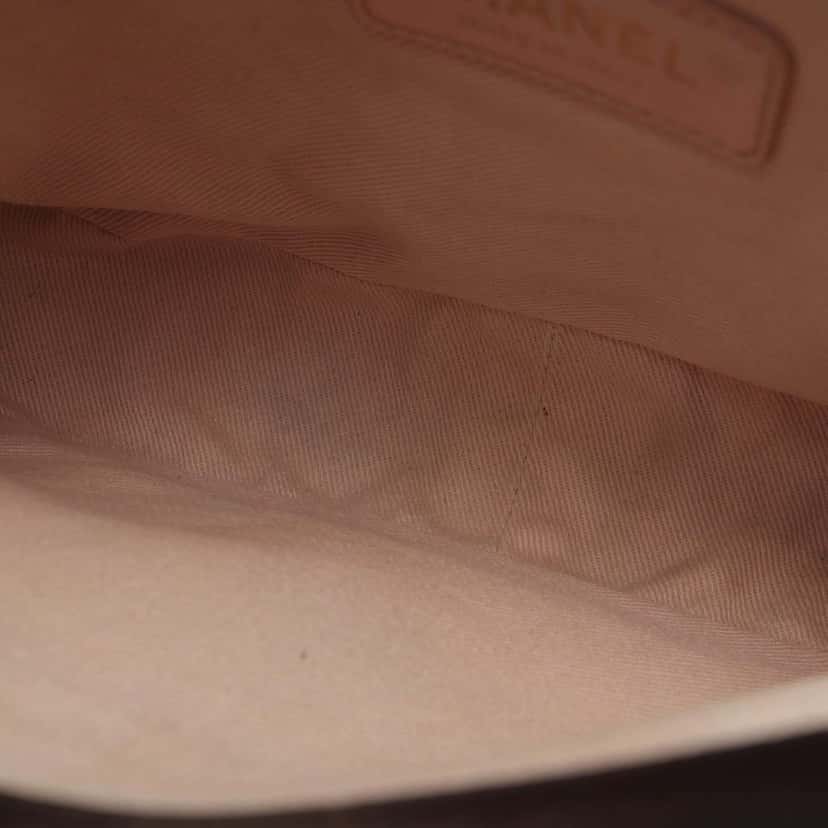 Chanel Medium Caviar Paris Cuba Thread Around Flap Black Leather Good condition - Inside View