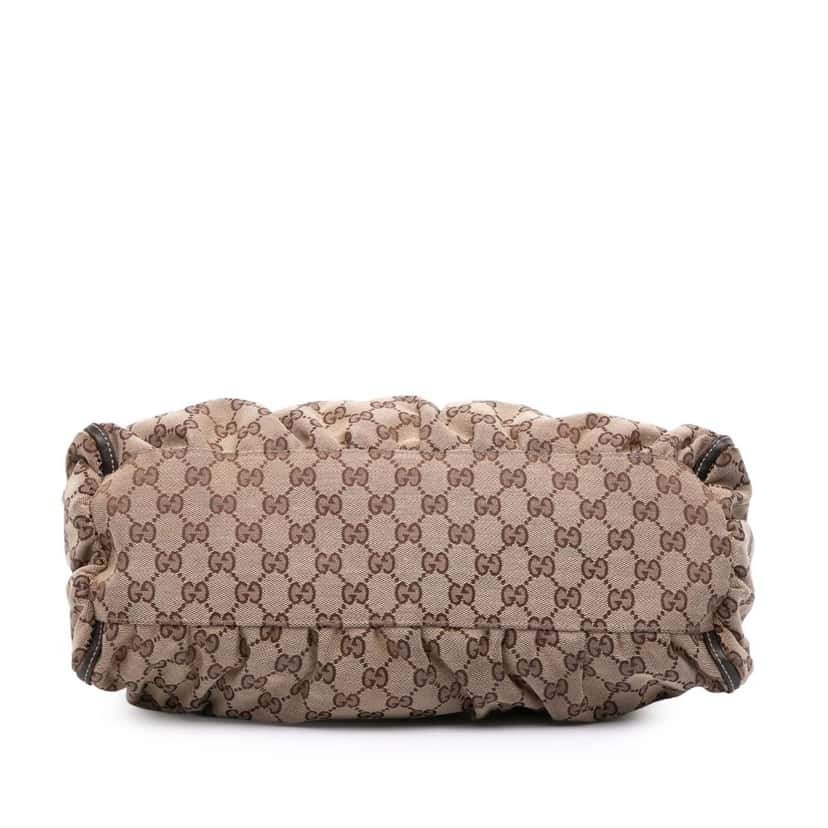Gucci GG Canvas Abbey D Ring Shoulder Bag Brown Canvas Good condition - Inside View