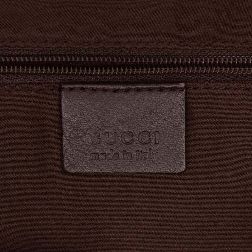 Gucci GG Canvas Abbey D Ring Shoulder Bag Brown Canvas Good condition - Box View