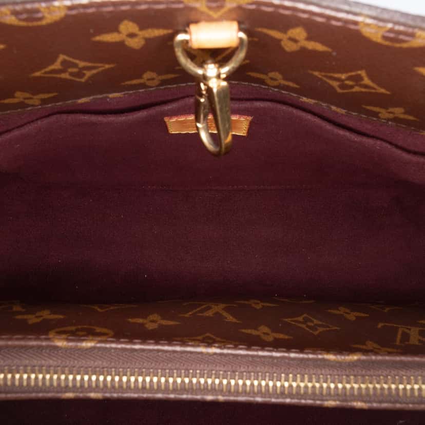 Louis Vuitton Monogram Montaigne MM Brown Canvas Good condition - Box View
