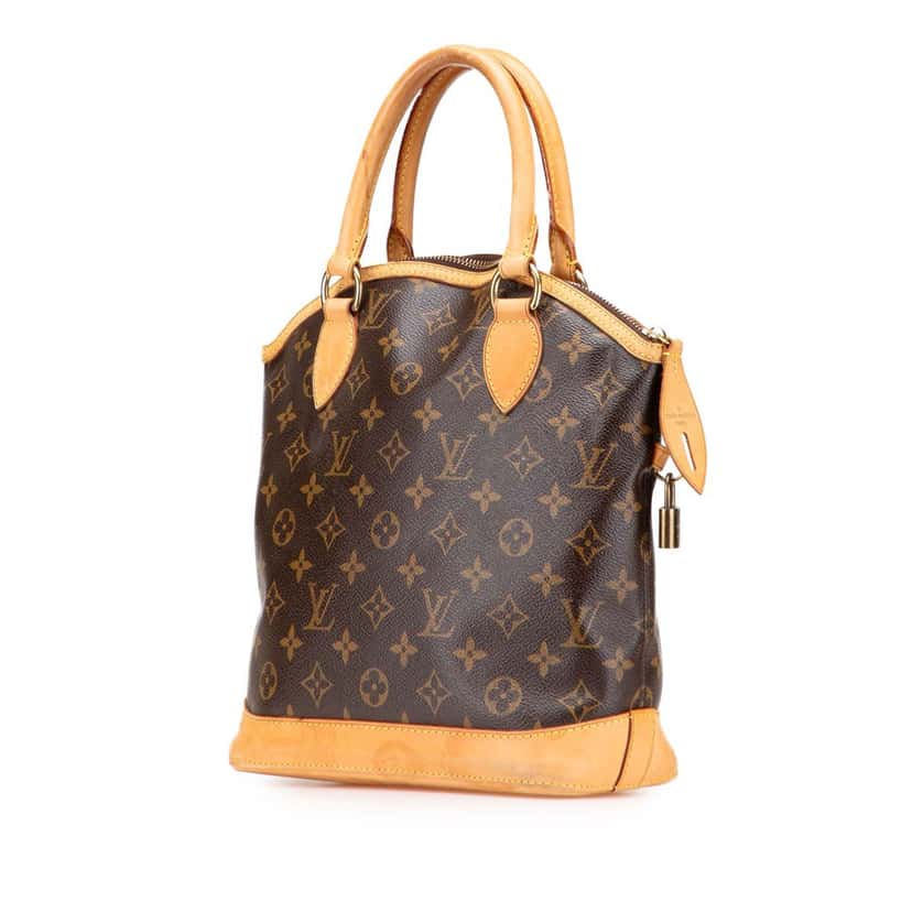 Louis Vuitton Monogram Lockit PM Brown Canvas Good condition - Back View
