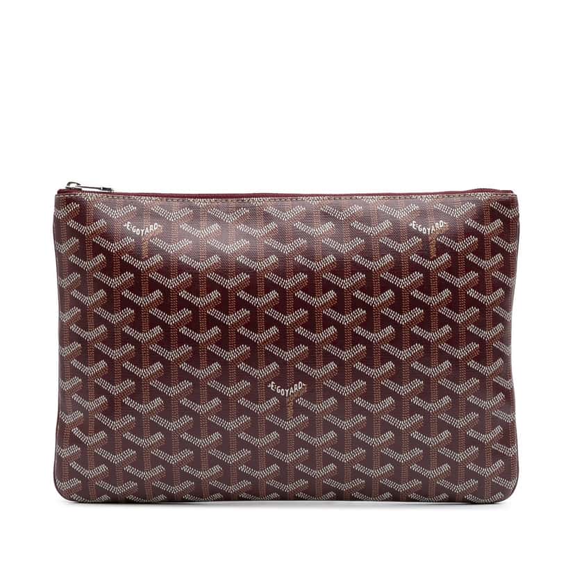 Goyard Goyardine Senat MM Red Canvas Good condition - Front View