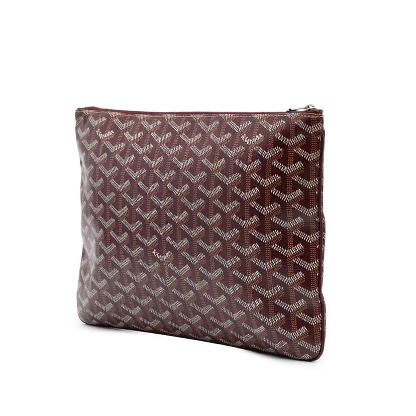 Goyard Goyardine Senat MM Red Canvas Good condition - Back View