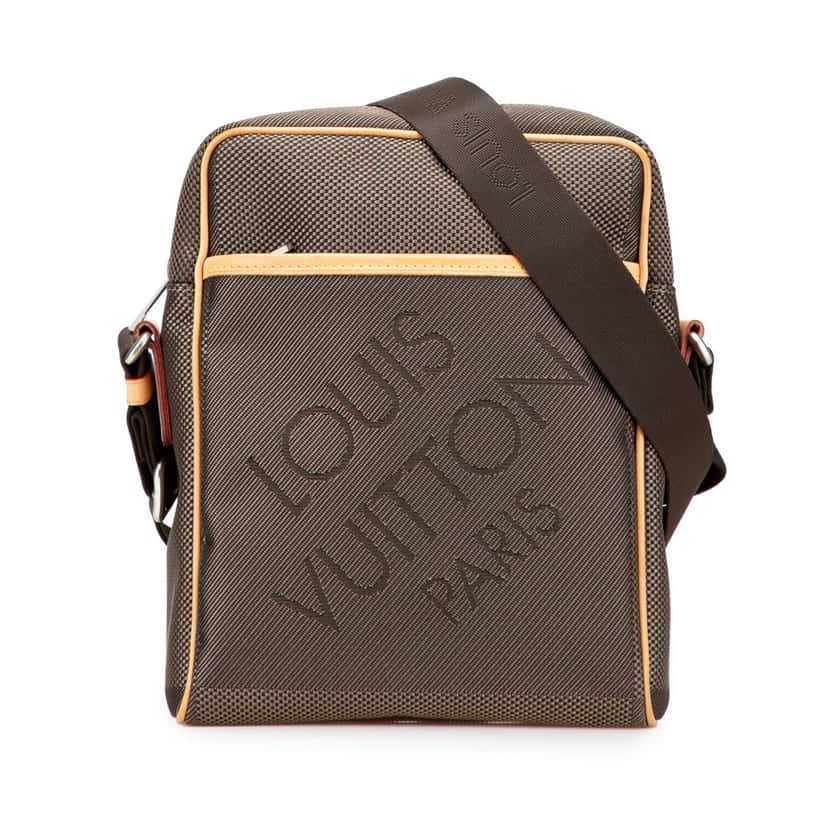 Louis Vuitton Damier Geant Citadin Messenger Bag Brown Canvas Good condition - Front View
