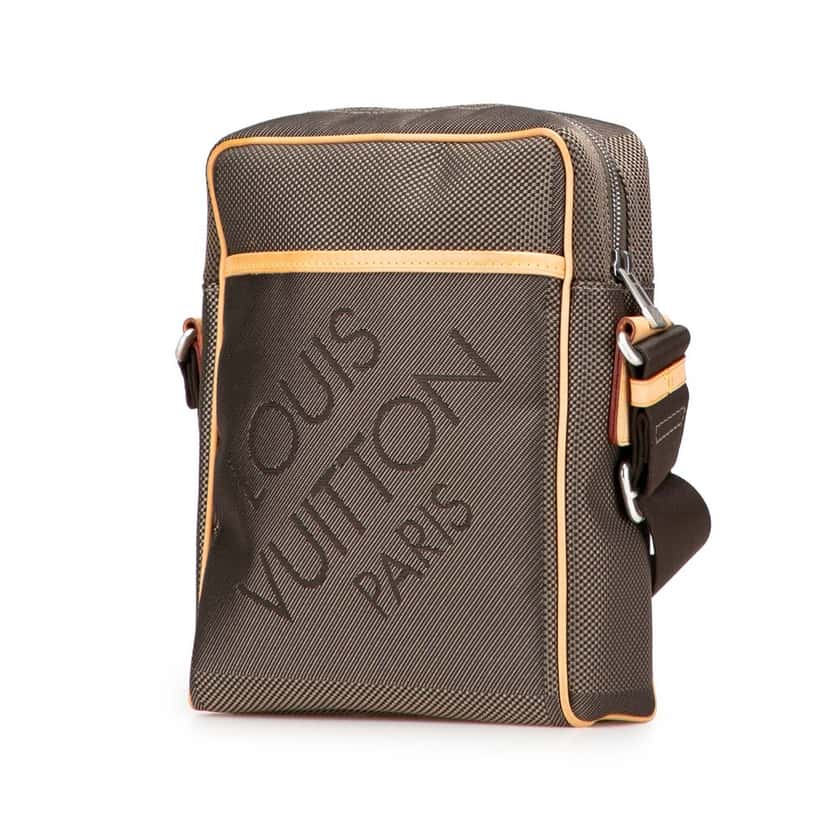 Louis Vuitton Damier Geant Citadin Messenger Bag Brown Canvas Good condition - Back View