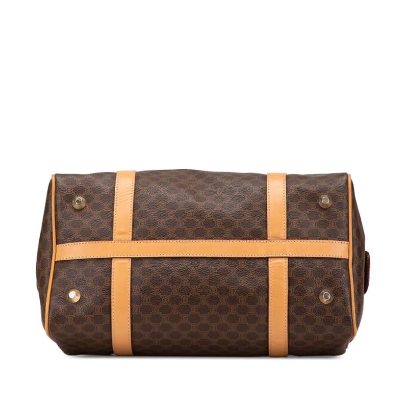 Celine Macadam Coated Canvas Boston Bag Brown Canvas Good condition - Inside View