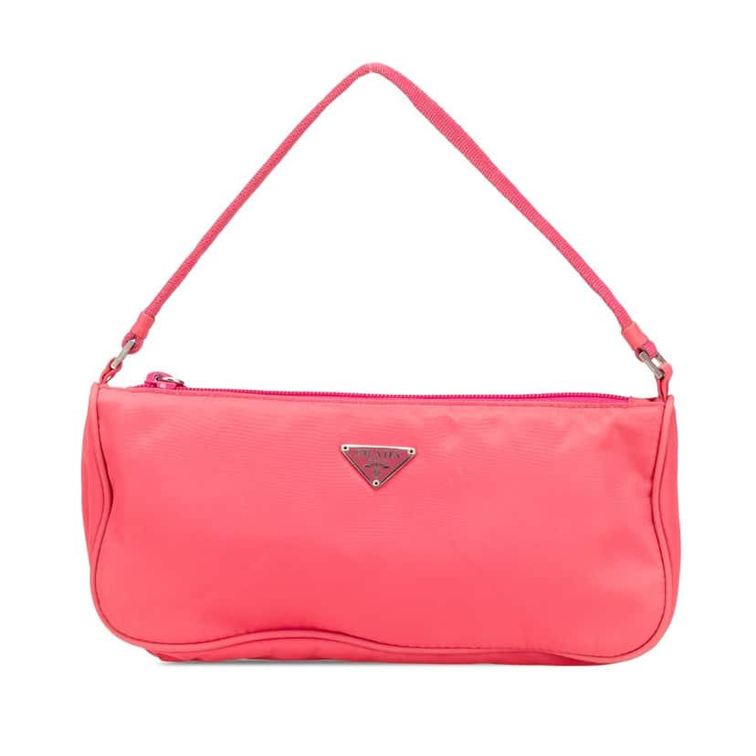 Prada Tessuto Shoulder Bag Pink Good condition - Front View