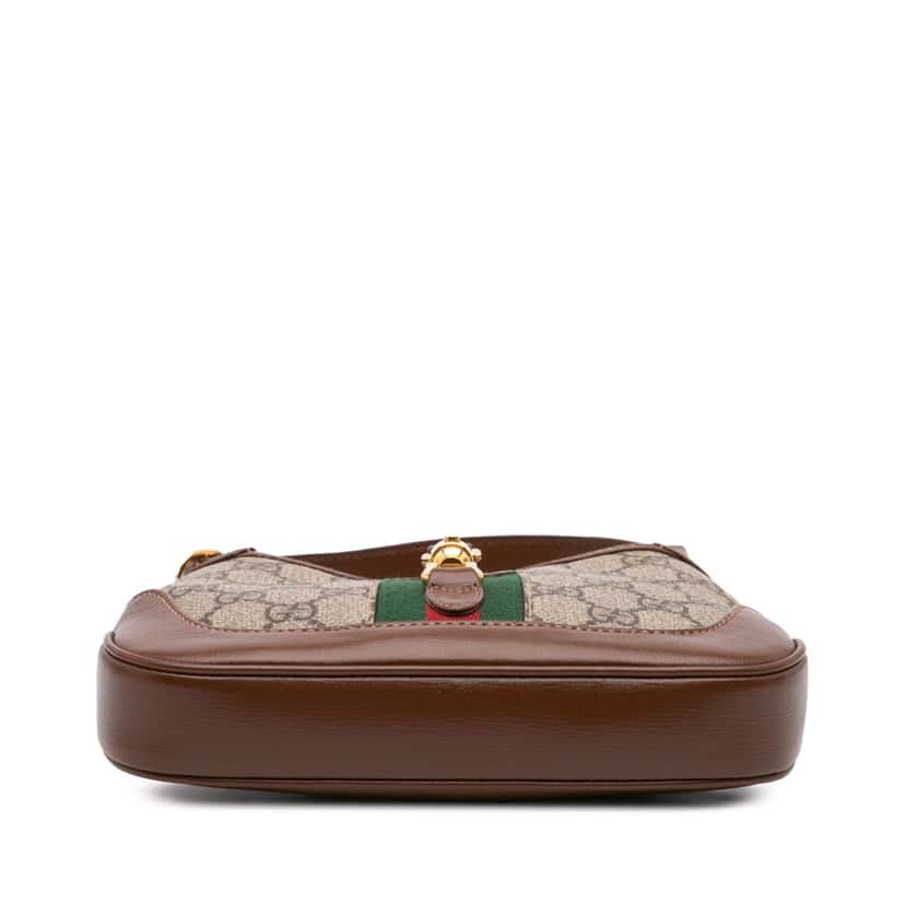 Gucci Mini GG Supreme Jackie 1961 Crossbody Brown Canvas Good condition - Inside View