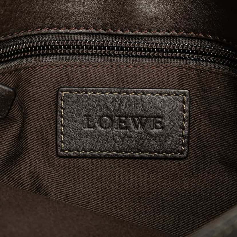 Loewe Anagram Coated Canvas Crossbody Brown Canvas Good condition - Box View