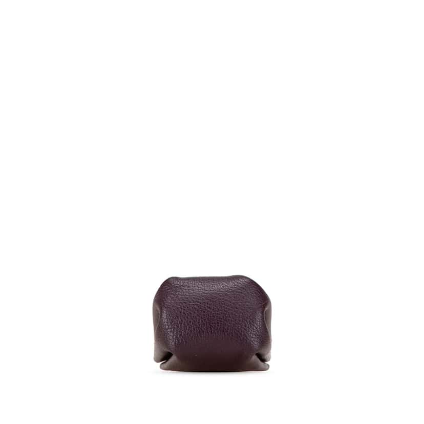 Hermès Courchevel Vespa Pouch Purple Leather Good condition - Inside View