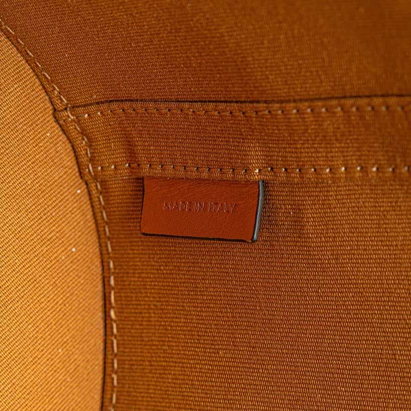 Celine Medium Triomphe Coated Canvas Tambour Crossbody Brown Canvas Good condition - Box View