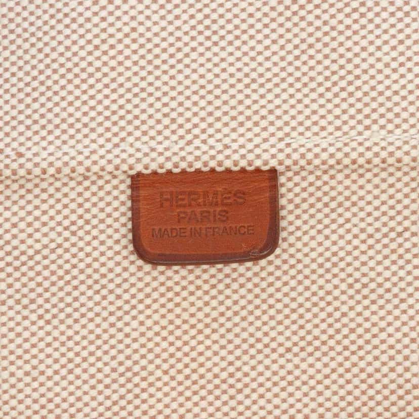 Hermès Toile H Plume Quadrige au Fil Steeple 31 Brown Canvas Good condition - Box View