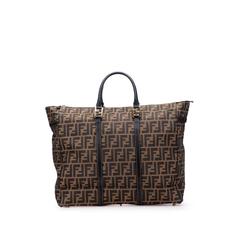 Fendi Zucca Canvas Tote Brown Canvas Good condition - Front View