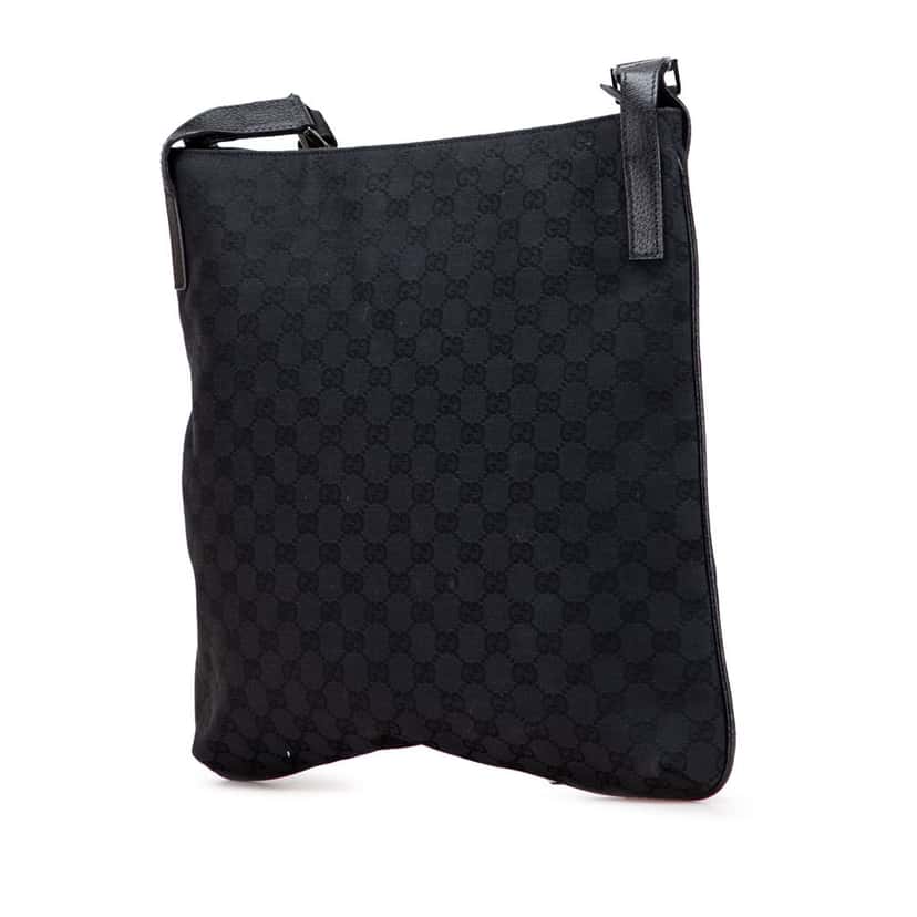 Gucci GG Canvas Crossbody Black Canvas Good condition - Back View