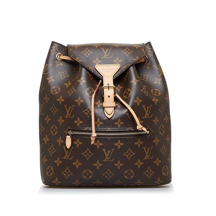 Louis Vuitton Monogram Montsouris Brown Canvas Good condition - Front View