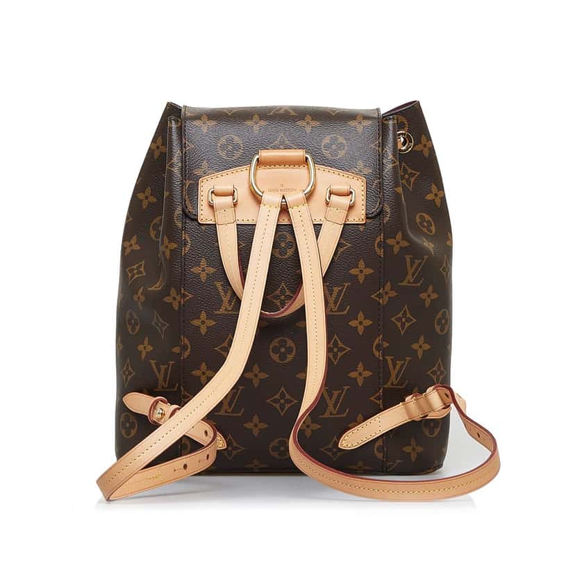 Louis Vuitton Monogram Montsouris Brown Canvas Good condition - Inside View