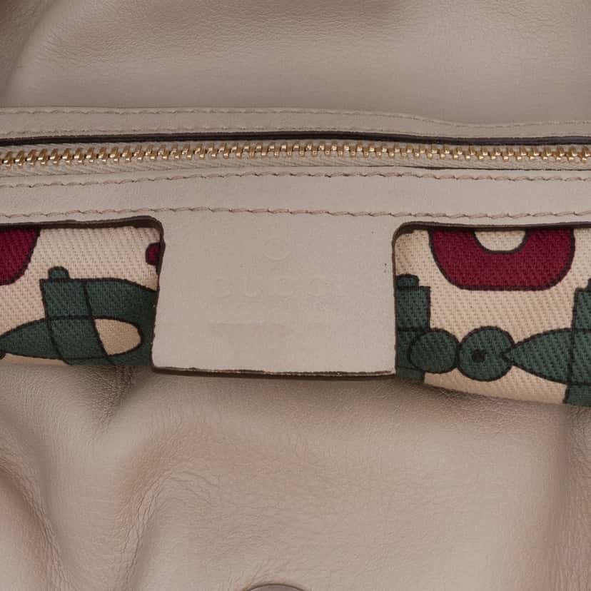 Gucci Medium Guccissima Hysteria Satchel Brown Leather Good condition - Box View