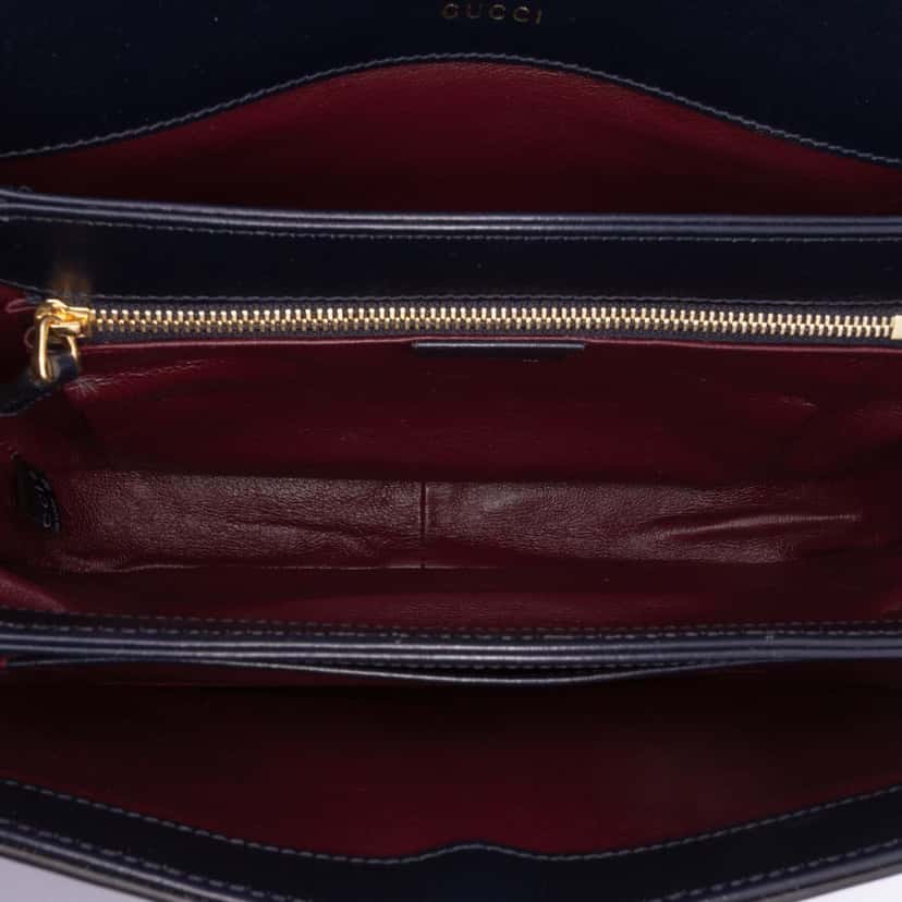 Gucci Small Canvas Horsebit 1955 Shoulder Bag Brown Canvas Good condition - Model View