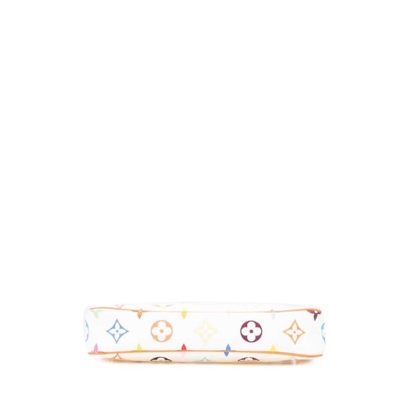 Louis Vuitton Monogram Multicolore Pochette Accessoires White Canvas Good condition - Inside View
