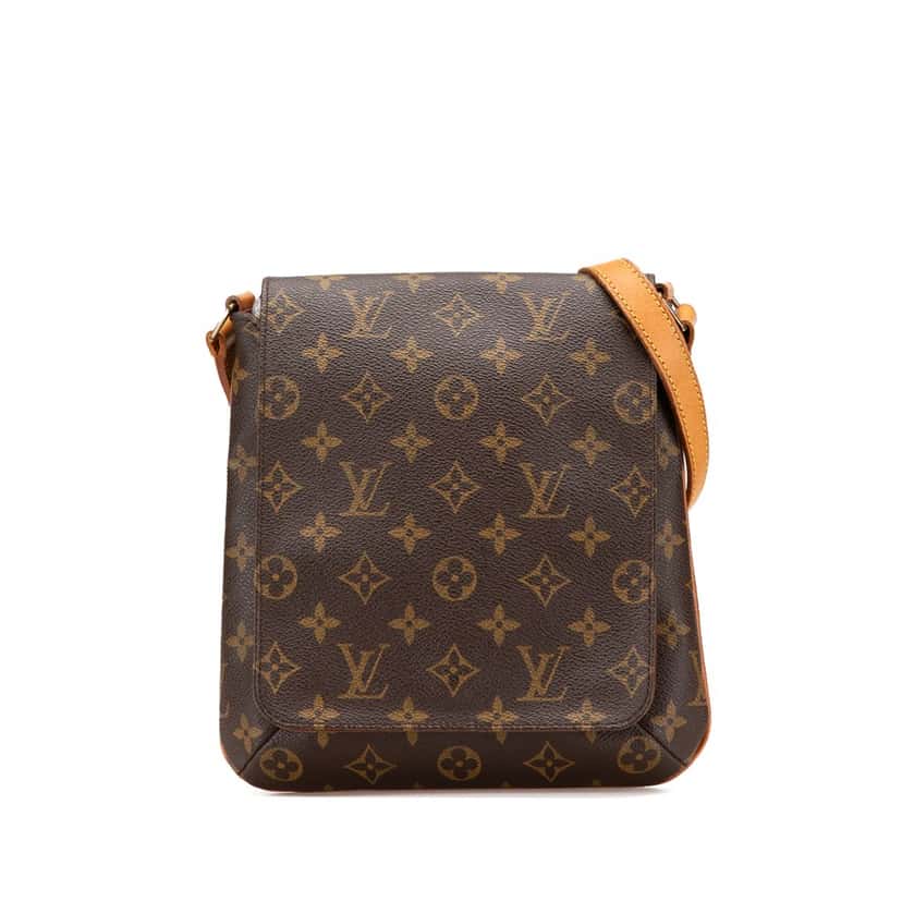 Louis Vuitton Monogram Musette Salsa Short Strap Brown Canvas Good condition - Front View